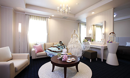 THE BRIDE ROOM 花嫁のためのプライベートルーム